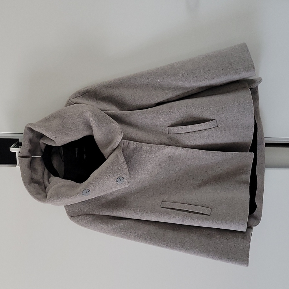 Last Chance Before Donating Zara Wrap Collar Coat - Picture 6 of 10